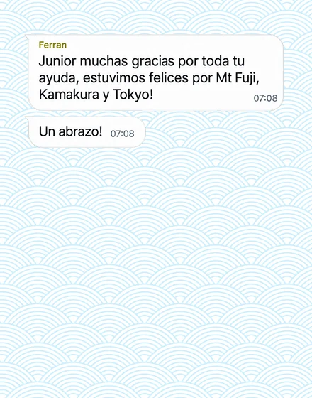 Message from a traveler